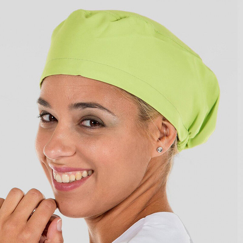 

Gorro sanitario en color liso con elástico ajustable GARY'S | Pistacho