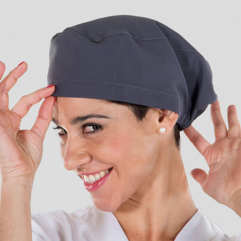 

Gorro sanitario en color liso con elástico ajustable GARY'S | Gris Marengo