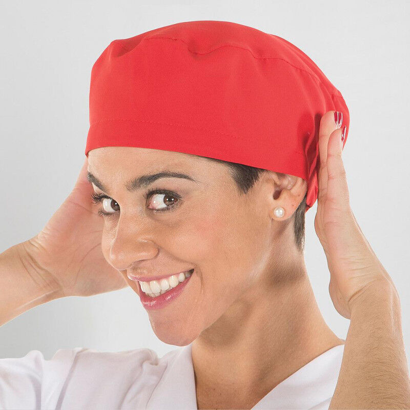 

Gorro sanitario en color liso con elástico ajustable GARY'S | Rojo