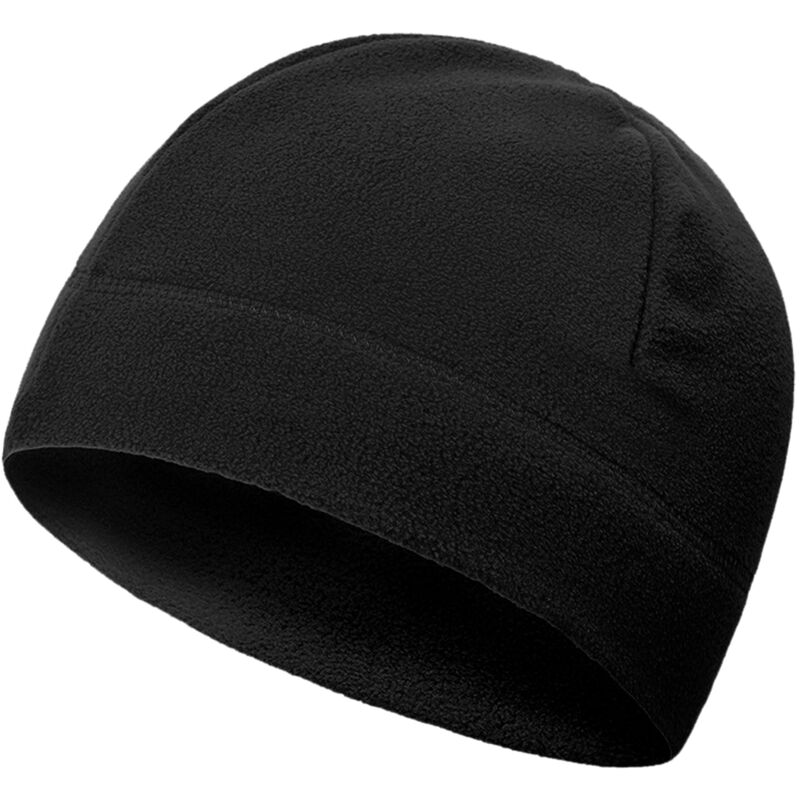 

Gorro de lana a prueba de viento para hombres y mujeres, sombrero de invierno para esquiar, snowboard, pesca, motociclismo, Negro