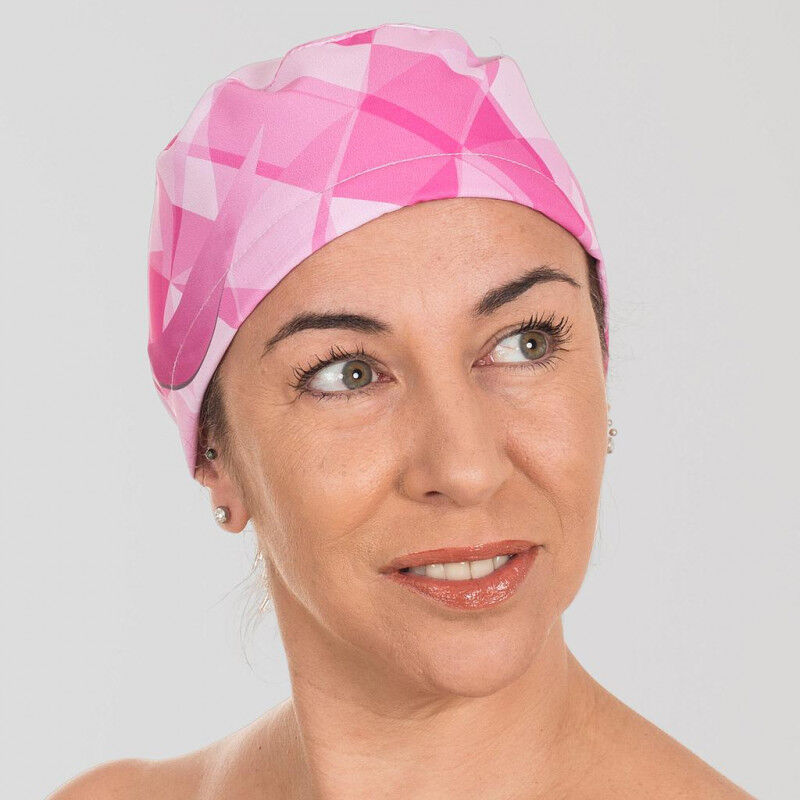 

Gary ´ S - Gorro de cirujano unisex confeccionado en microfibra GARY'S de tiras | AECC Rosa