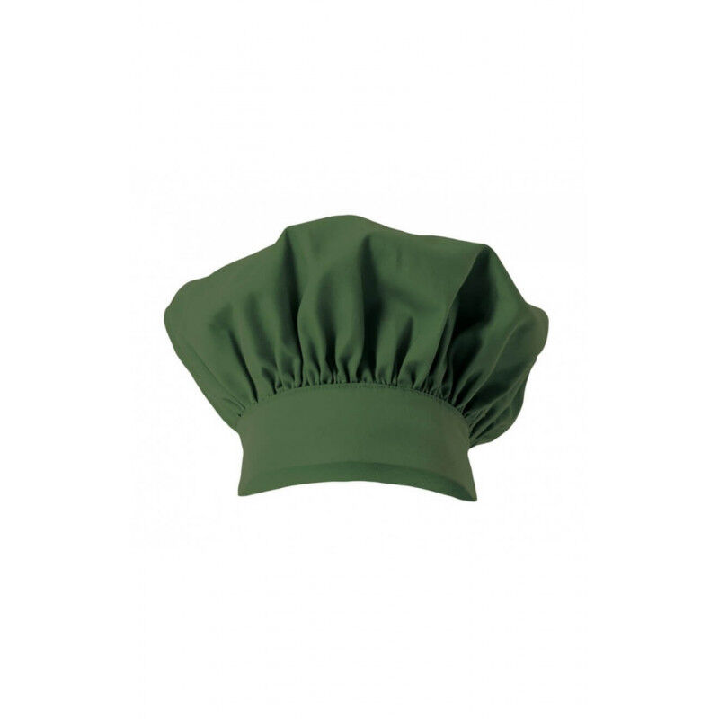 

Gorro francés de cocinero con frunce Serie 404001 | Verde caza - Velilla