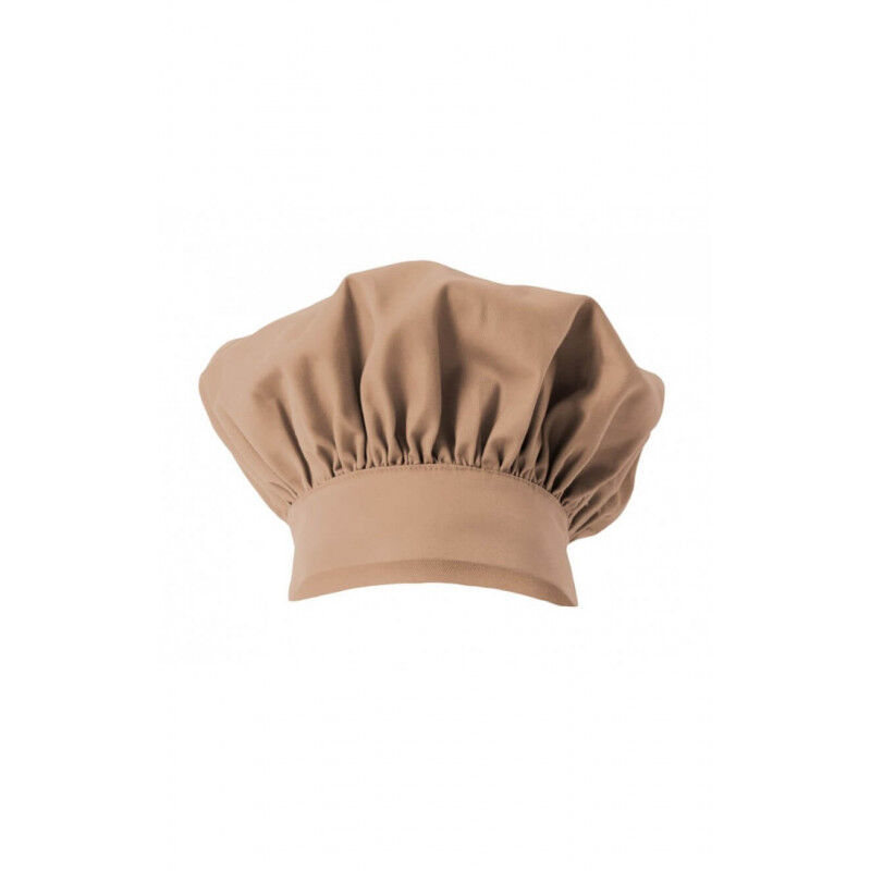 

Gorro francés de cocinero con frunce Serie 404001 | Beige - Velilla