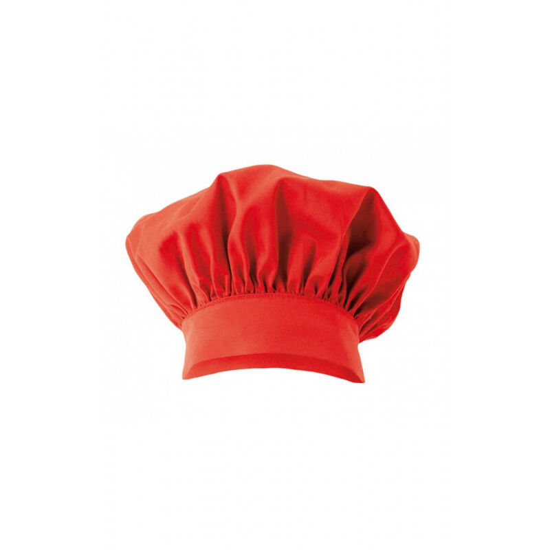 

Gorro francés de cocinero con frunce VELILLA Serie 404001 | Rojo