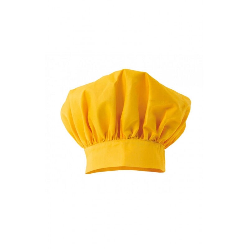 

Gorro francés de cocinero con frunce Serie 404001 | Amarillo - Velilla