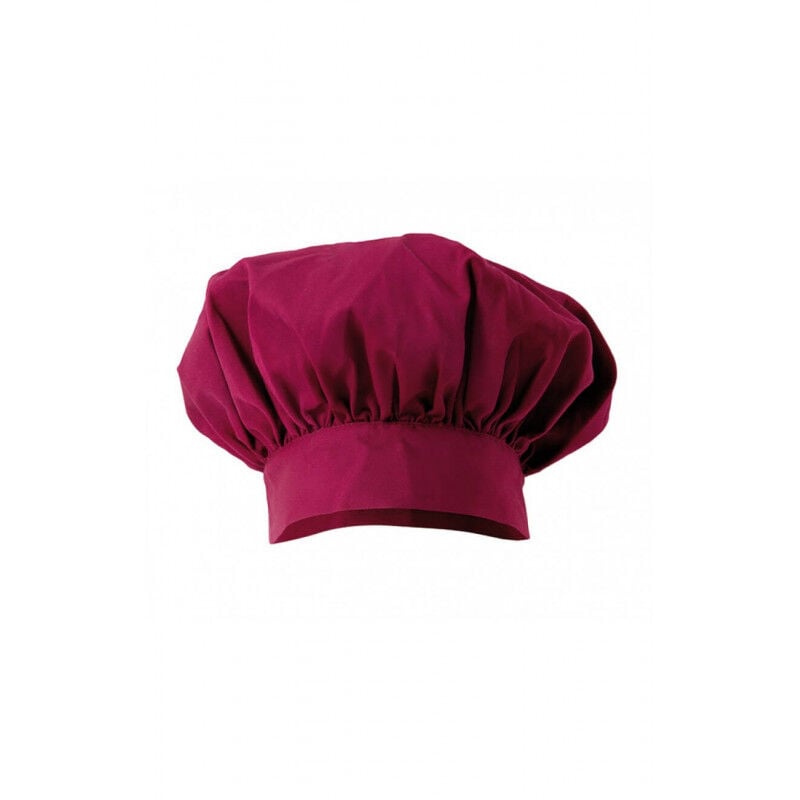 

Gorro francés de cocinero con frunce Serie 404001 | Granate - Velilla