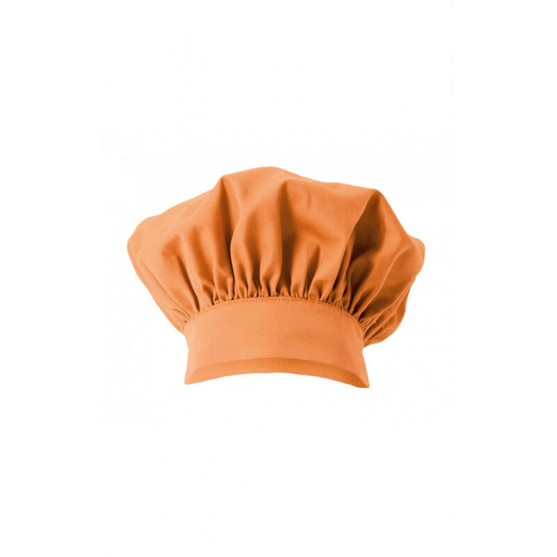 

Gorro francés de cocinero con frunce Serie 404001 | Naranja claro - Velilla