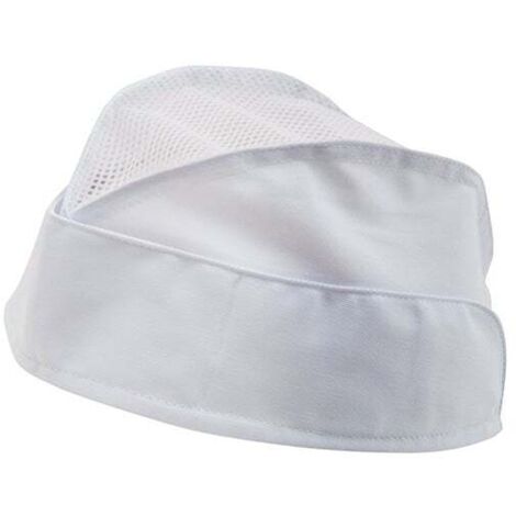 Gorro militar blanco con rejilla superior VELILLA Serie 91 3