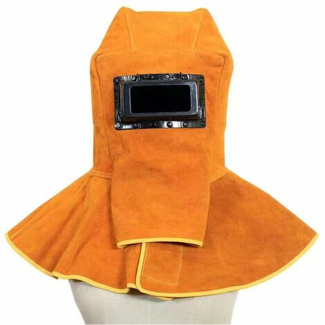 Gorro para soldar grande Gorro para soldar de cuero Máscara para escaldaduras