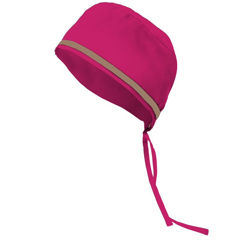 

GORRO SANITARIO CON VIVO DE CONTRASTE Fucsia U