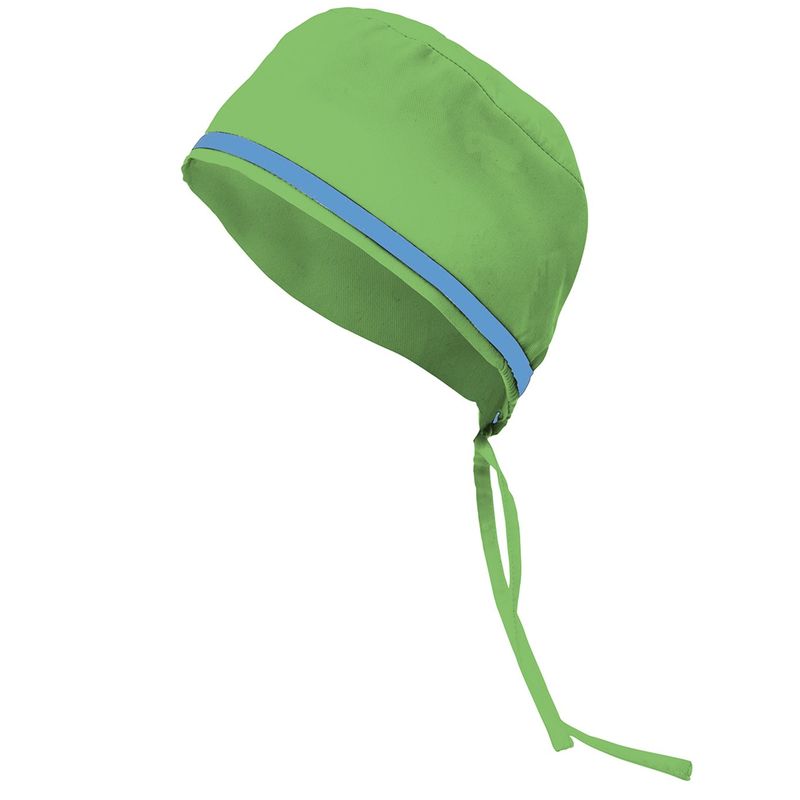 

GORRO SANITARIO CON VIVO DE CONTRASTE Verde Lima U