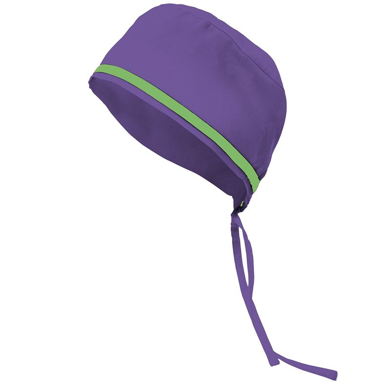 

GORRO SANITARIO CON VIVO DE CONTRASTE Morado U