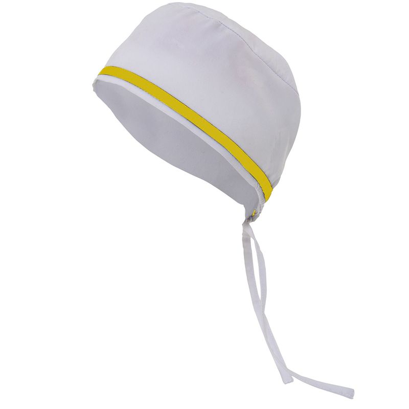 

GORRO SANITARIO CON VIVO DE CONTRASTE Blanco U