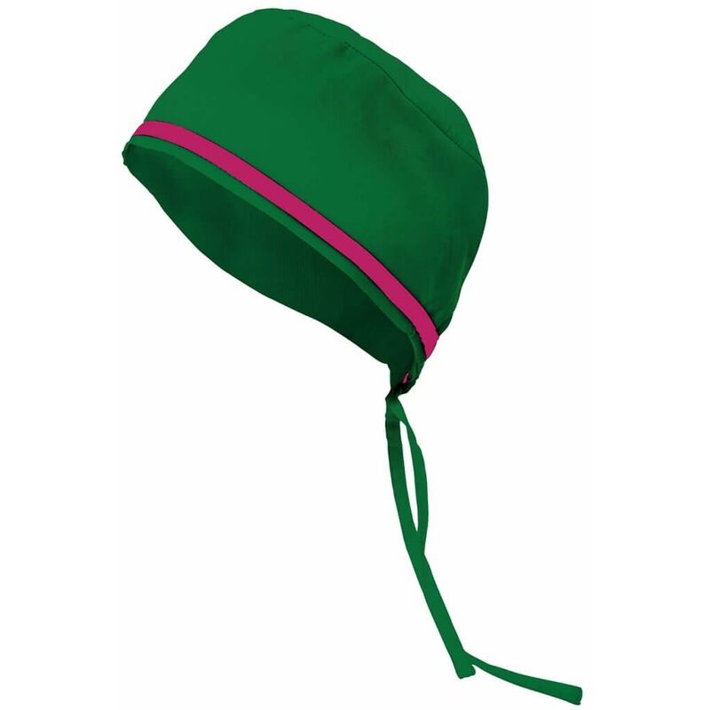 

Gorro sanitario con vivo de contraste Serie B534001 | Verde / Fucsia