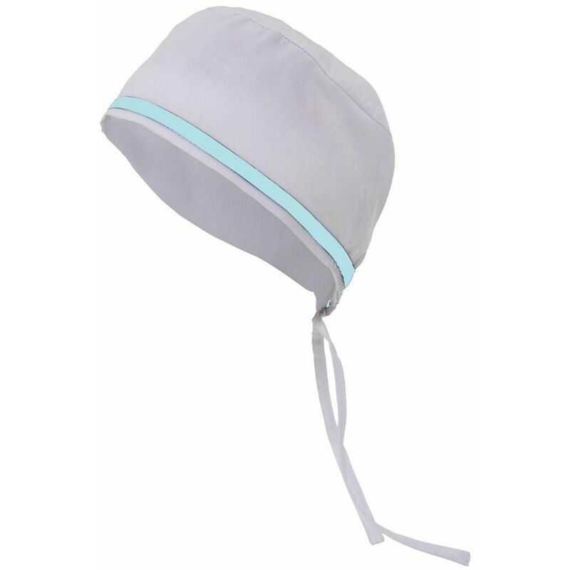 

Gorro sanitario con vivo de contraste Serie B534001 | Blanco / Turquesa claro