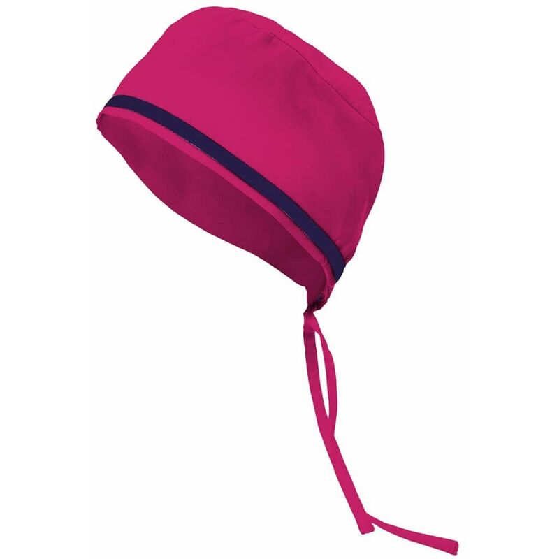 

Gorro sanitario con vivo de contraste Serie B534001 | Fucsia / Azul marino