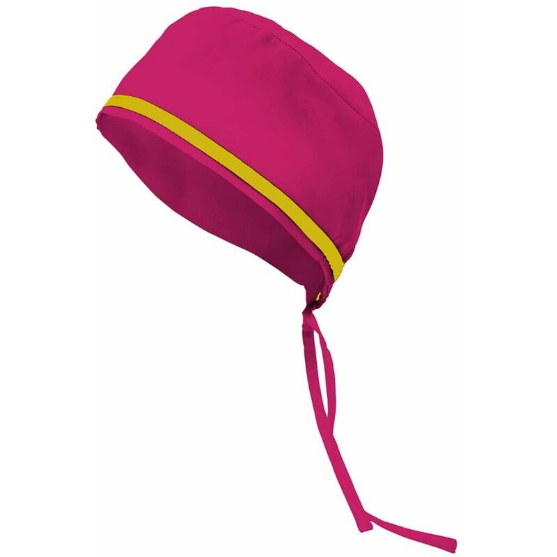 

Gorro sanitario con vivo de contraste Serie B534001 | Fucsia / Amarillo