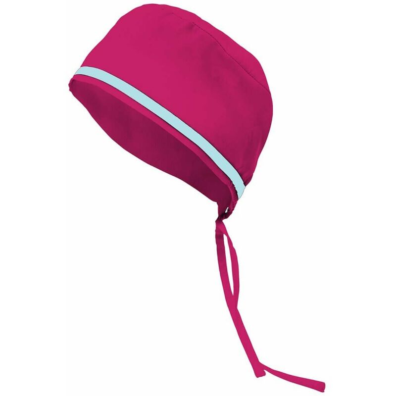 

Gorro sanitario con vivo de contraste Serie B534001 | Fucsia / Turquesa claro