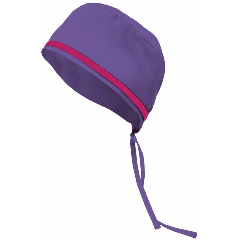 

Gorro sanitario con vivo de contraste Serie B534001 | Morado / Fucsia