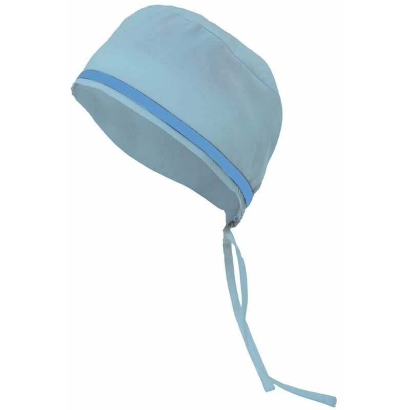 

Gorro sanitario con vivo de contraste Serie B534001 | Turquesa claro / Celeste