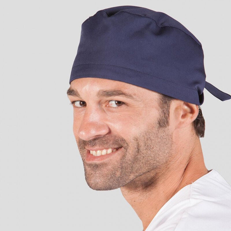 

Gorro de cirujano con tiras ajustables GARY'S colores lisos | Marino
