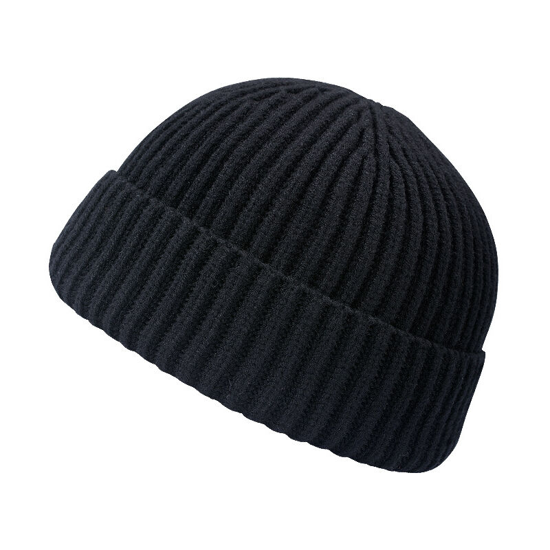 

Gorro unisex Gorro de punto negro cálido y claro