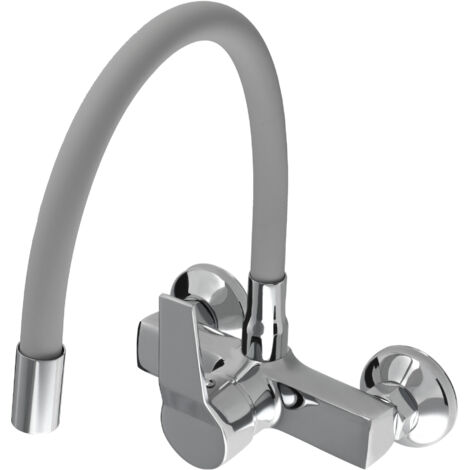 Gospo Küchenarmatur, Chromwasserhahn in 3 Farbvarianten, Mischbatterie mit 360°Drehung, moderne Spül