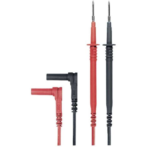 Gossen Metrawatt KS17-S Cordon de mesure pointe de test mâle 4 mm 1.50 m rouge/noir 1 pc(s) X930612