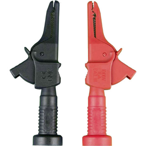 Gossen Metrawatt KY95-3 Krokodilklemmen-Set Buchse 4 mm CAT III 1000 V Schwarz, Rot  1 St.