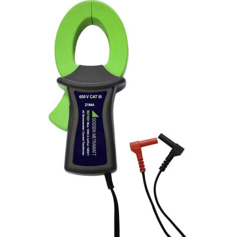 Gossen Metrawatt WZ1001 adattatore pinza amperometrica nera