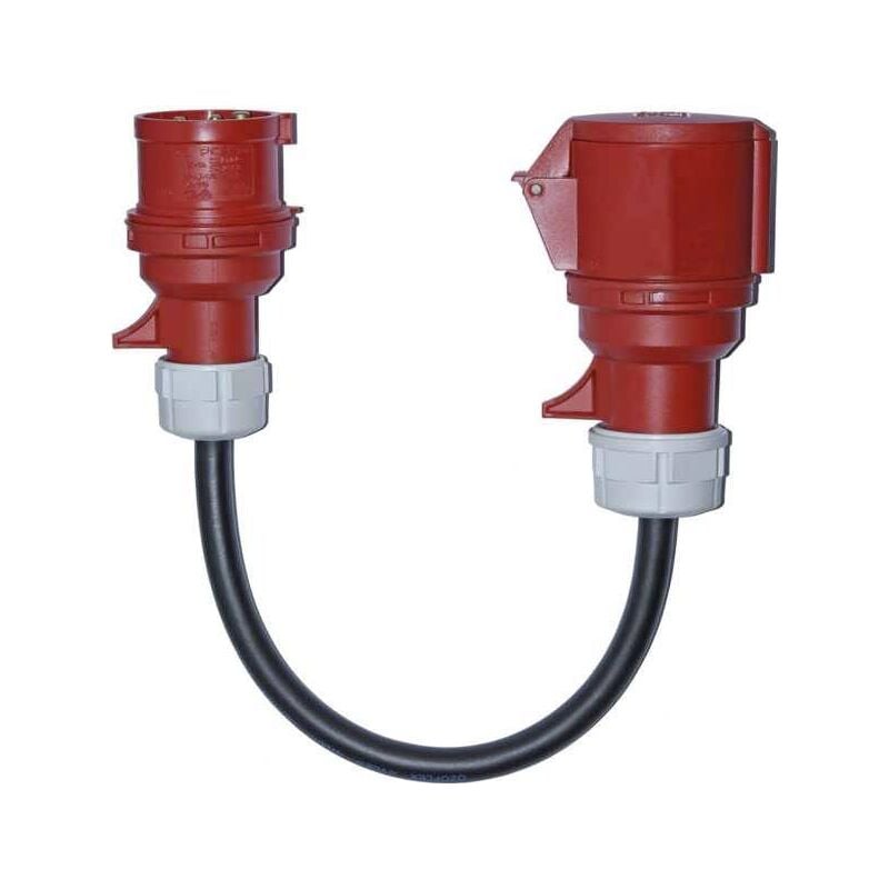 Z750F Adaptateur de mesure femelle cee 32 a 5 pôles - mâle cee 16 a 5 pôles X538081 - Gossen Metrawatt