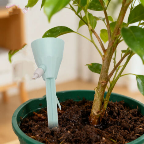 Gotero automático y regulable con función de ahorro de agua para plantas, jardines y balcones.