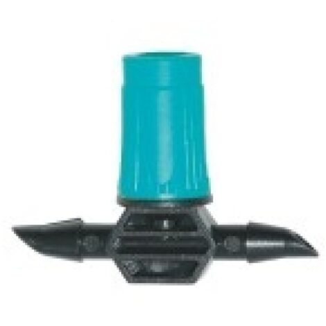 Gotero Micro Riego 4Mm Ajustable Natuur Negro/Verde Nt104454 10 Pz