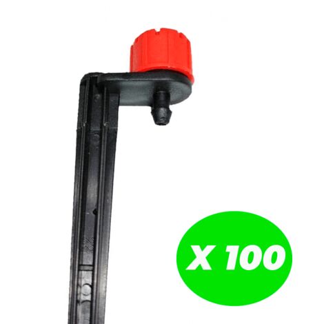 Gotero regulable con estaca Pack de 100 Unidades