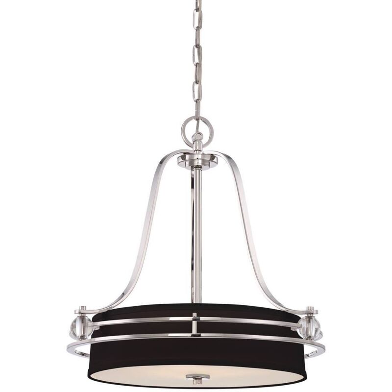 Gotham - 4 Lichtdeckenanhänger Imperial Silver, E27 - Elstead