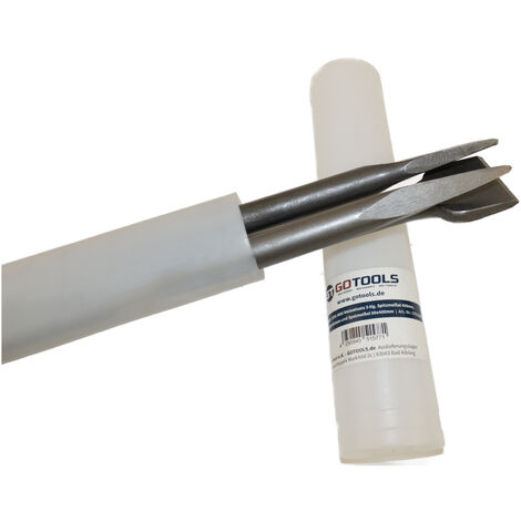 GOTOOLS SDS-MAX Meisselsatz 3-tlg. Spitzmeißel, Flachmeißel und Spatmeißel
