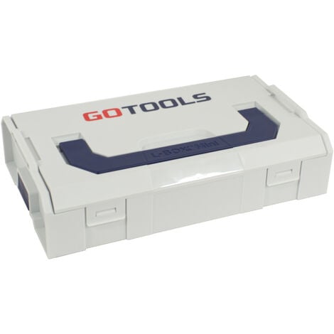 GOTOOLS Systemkoffer L-Boxx Mini Grau Kleinsortiment-Box GT81500