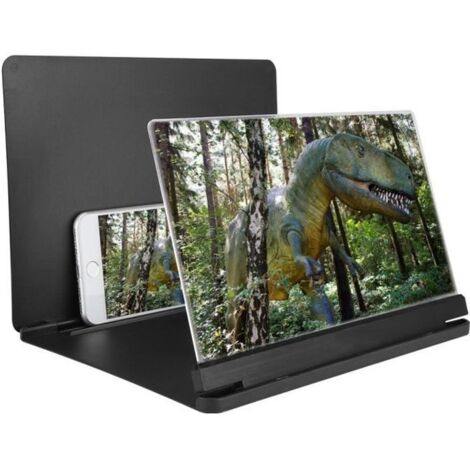GOTOTOP agrandir l\'écran du téléphone Loupe d\'écran de téléphone portable Amplificateur vidéo HD Agrandir le support de