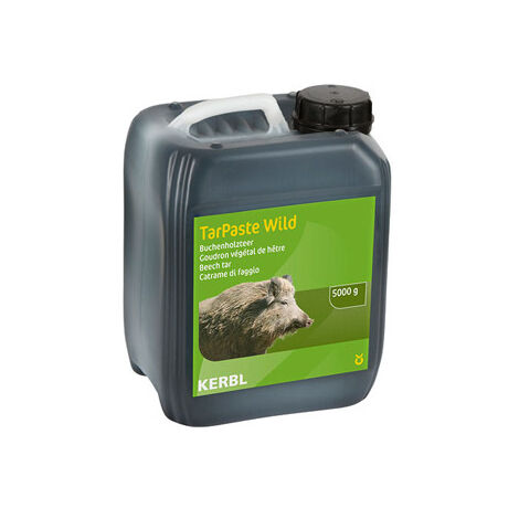 Goudron de hêtre 5 kg – 100% naturel – Attire sangliers, cerfs et chevreuils – Application sur troncs d'arbres – Kerbl