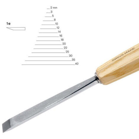 Gouge à sculpter droite Profil Pfeil PF01-40