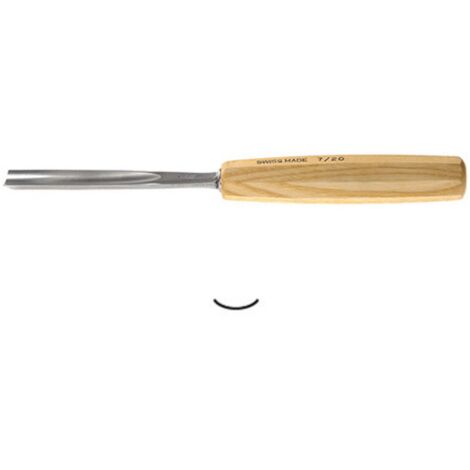 Gouge à sculpter droite Profil Pfeil PF07-04