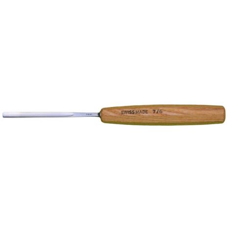 Gouge de sculpteur droite demi creuse 6 mm - EMILE PEYRON - 1676