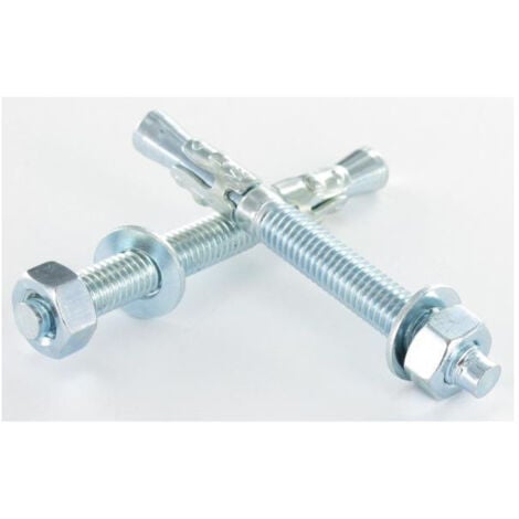 Goujon Ancrage M10X100 Acier zingué-5 pièces