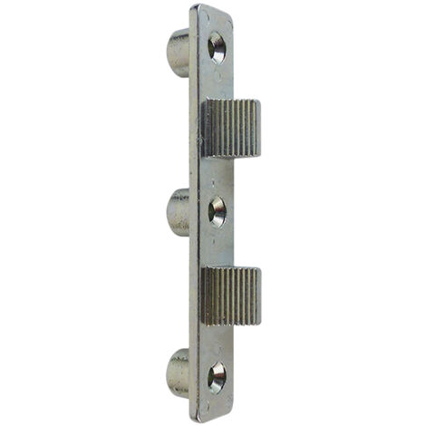 Goujon d'assemblage anti-dégondage 16mm en acier zingué – Renforce la sécurité des ouvrants PVC – Lot de 10 unités – Fuhr