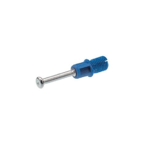 Goujon rapid s du 325 - Longueur de serrage : 30 mm - Perçage : Ø 8 x 11 mm - Matériau : Acier / Plastique - Décor : Bleu zingué - HETTICH - Décor : Bleu zingué