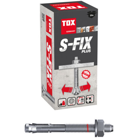 Goujon S-FIX Plus M12x220/128+143 zn Opt.7 (Par 20)