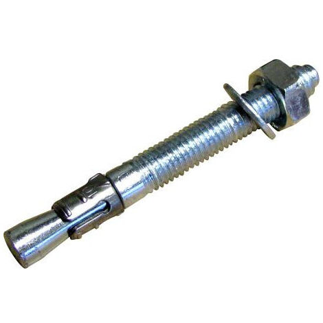 Ing Fixations – Goujons à expansion 12mm x 220mm – Acier classe 8.8 – 10 pièces avec bague inox à 3 segments – Pour béton non fissuré