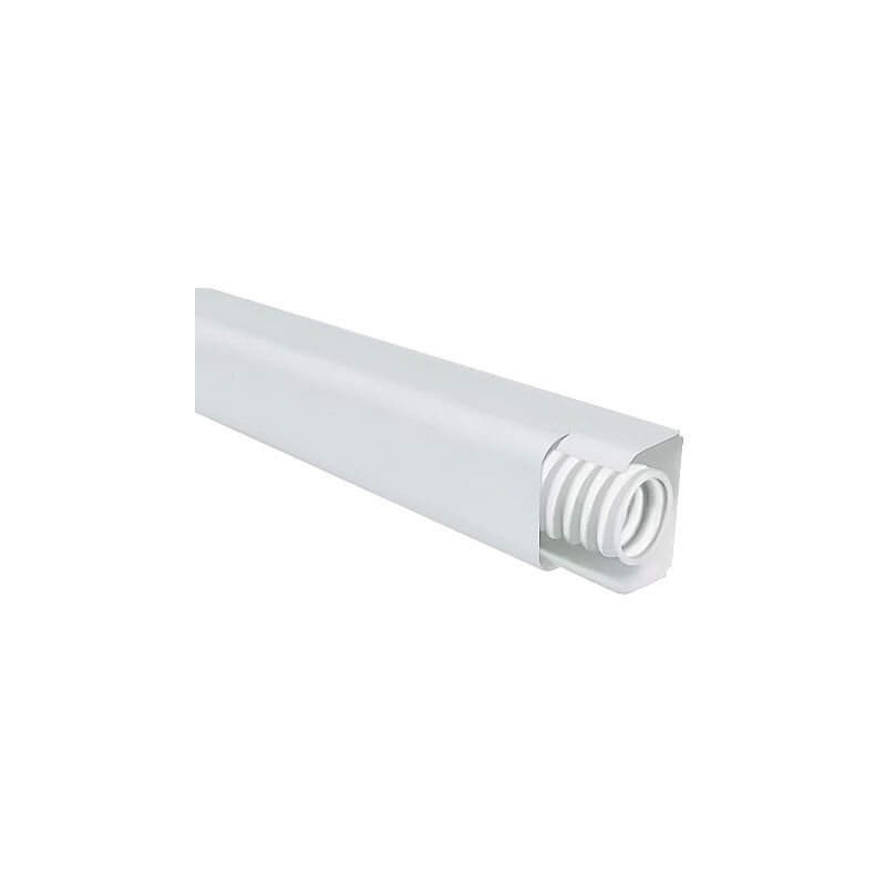 Goulotte 25 x 25 mm Spéciale condensats - 2m - Blanc First Plast