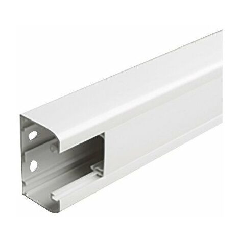 Legrand – Goulotte à clippage direct 80 x 50 mm – Longueur 2 mètres – Couleur blanche – Fixation facile avec colle ou vis