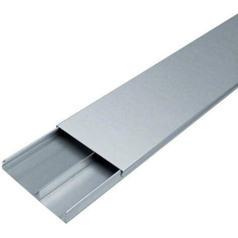Goulotte acier 2 compartiments 28mm x 190mm pour sol béton HAGER UK190282